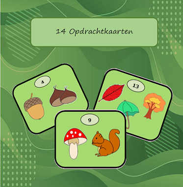 Lesmateriaal smartgame herfst van auteur Jabbedabbedoe slide 2
