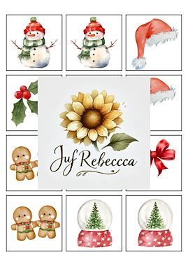 Lesmateriaal Memory thema Kerst van auteur Juf Rebecca