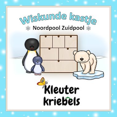 Lesmateriaal WISKUNDEKAST - NOORDPOOL ZUIDPOOL van auteur Kleuter Kriebels