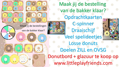 Lesmateriaal Donuts maken van auteur Little Play Friends slide 2