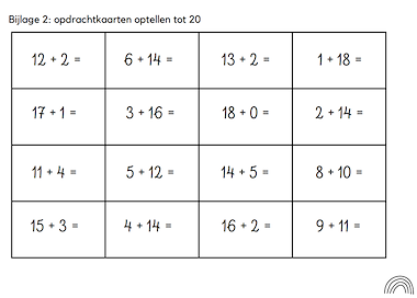 Lesmateriaal Paas-sommen-spel  van auteur LeerLaLand slide 4