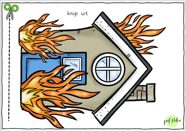 Lesmateriaal Minibundel de brandweer van auteur Juf Nika slide 2