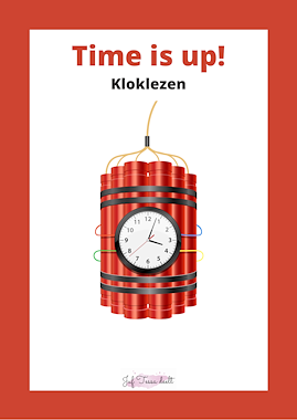 Lesmateriaal Time is up! (Escaperoom kloklezen) van auteur Juf Tessa deelt