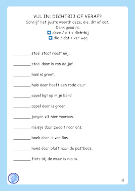 Lesmateriaal Deze, die, dit, dat (groep 4-6) van auteur Alexandra Wit slide 2