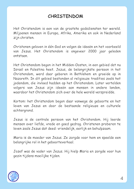 Lesmateriaal Wereld Religies voor Kinderen (groep 4-6) van auteur Alexandra Wit slide 2