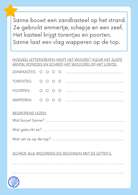 Lesmateriaal Lees, klap & denk van auteur Alexandra Wit slide 2