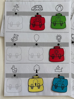 Lesmateriaal Boekentasjesspel (blanco) van auteur Juf Nathalie_ slide 2