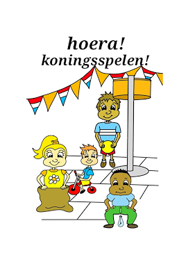Lesmateriaal Pakket koningsspelen groep 2 en 3. van auteur Juf Monique