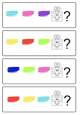 Lesmateriaal Thema Kerst  Zoek het juiste cadeautje van auteur Juf Katy slide 3