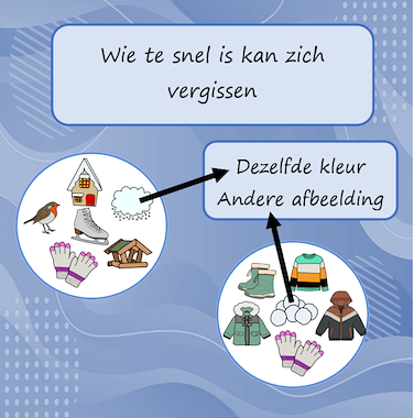 Lesmateriaal Zoek dezelfde (dobble) Winter van auteur Jabbedabbedoe slide 4