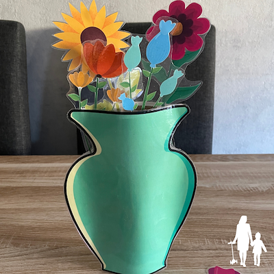 Lesmateriaal Moederdag - Zoek de bloemen  van auteur Nanny Melissa slide 3