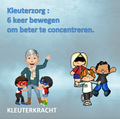 Lesmateriaal 6 keer bewegen om beter te concentreren van auteur Kleuterkracht slide 2