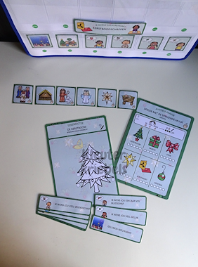 Lesmateriaal SPREKENDE MUUR: THEMA KERSTMIS van auteur Kleuter Kriebels slide 4