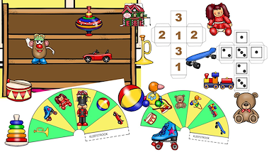 Lesmateriaal plaatsbegrippen: zet het speelgoed in de kast van auteur Little Play Friends slide 4