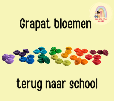 Lesmateriaal Grapat bloemen terug naar school van auteur Kleuterjuf Amber