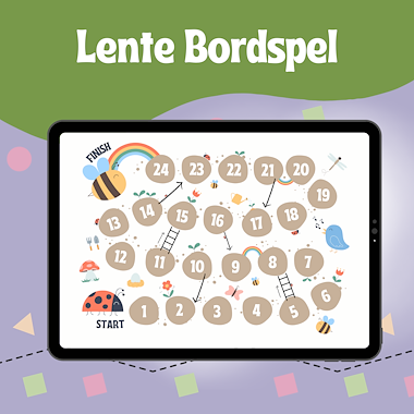 Lesmateriaal Lente Bordspel van auteur Kelly Meeus slide 3