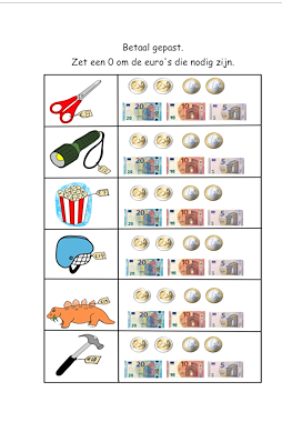 Lesmateriaal Rekenen met geld  van auteur Juf Monique slide 2