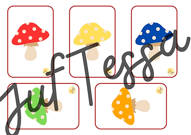 Lesmateriaal Kaartenspel herfst voor kleuters van auteur Juf Tessa slide 3