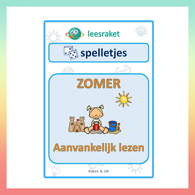 Lesmateriaal Leesspelletjes zomer AVI start tem E3 van auteur Raket en Co
