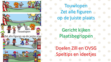 Lesmateriaal Circus - carnaval - touwlopen - ruimtelijk inzicht van auteur Little Play Friends