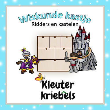 Lesmateriaal WISKUNDE KASTJE: RIDDERS EN KASTELEN van auteur Kleuter Kriebels