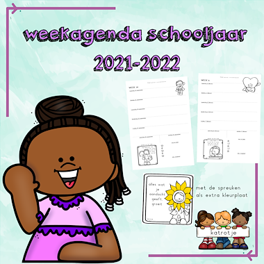 Lesmateriaal weekagenda schooljaar 2021-2022 van auteur katrotje