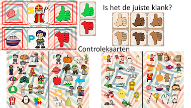 Lesmateriaal sprekende muur: sint - beginklank van auteur Little Play Friends slide 3