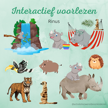 Lesmateriaal Rinus - interactief voorlezen van auteur Nanny Melissa