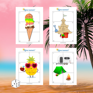 Lesmateriaal Dobbelspel voor de zomervakantie van auteur Thuisfuif slide 3