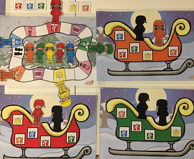 Lesmateriaal gezelschapsspel- de pakjesslee van auteur Little Play Friends slide 2