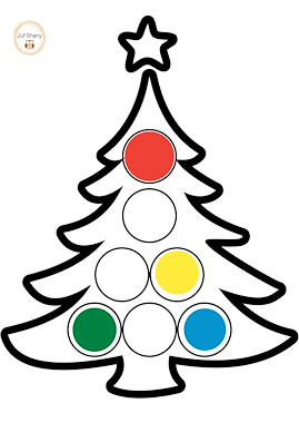 Lesmateriaal Legpatronen: Versier de kerstboom van auteur Juf Shany