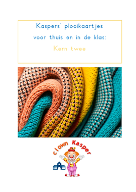Lesmateriaal Kaspers' plooikaartjes voor kern 2 van auteur Gratis leuke leesboekjes