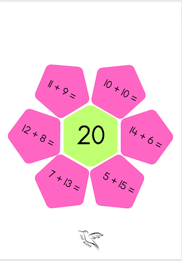 Lesmateriaal bewegend leren, plus- en minsommen tot 20 van auteur Juf Kitty B slide 4