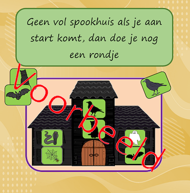 Lesmateriaal Bordspel Spookhuis van auteur Jabbedabbedoe slide 4