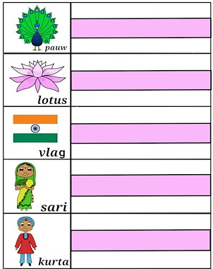 Lesmateriaal Werkboekje india gr3 van auteur Juf Monique slide 3