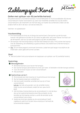 Lesmateriaal Kerst - Zaklampspel - Verliefde harten van auteur De klas van juf Laura slide 4