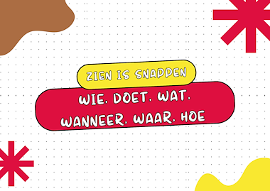 Lesmateriaal Zien is snappen - wie, doet, wat, waar, wanneer, hoe van auteur Speelwijs