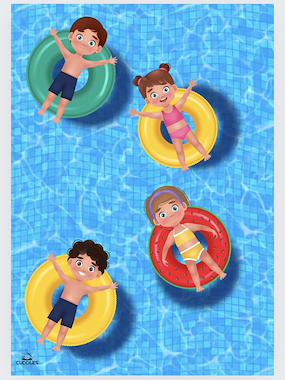 Lesmateriaal Bewegend leren rekenen zomer / vakantie kleuters  van auteur Cuddlesndcoffee slide 1