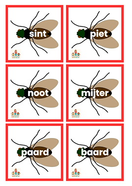 Lesmateriaal Vliegenmepperspel Sint van auteur de beweegjuf slide 3