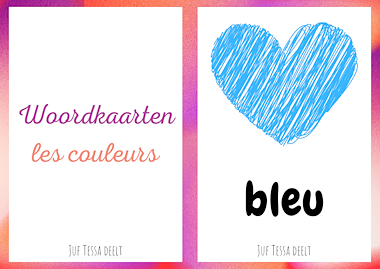 Lesmateriaal Spelletjespakket : les couleurs van auteur Juf Tessa deelt slide 2