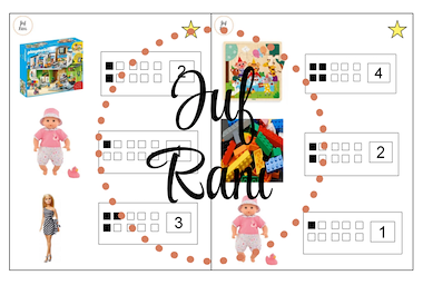 Lesmateriaal Wiskundig spel – Vul de zak van de piet van auteur Juf Rani