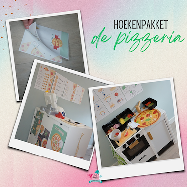 Lesmateriaal Hoekenpakket pizzeria/ het pizzarestaurant van auteur Anja slide 1