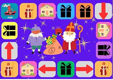 Lesmateriaal pakjesspel Sinterklaas  van auteur juf Isabel