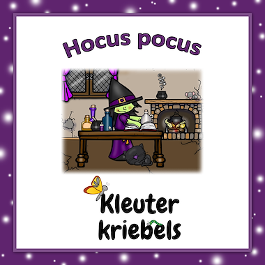 Lesmateriaal THEMABUNDEL: HOCUS POCUS van auteur Kleuter Kriebels