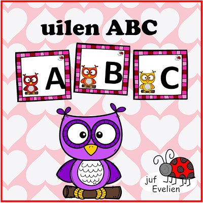 Lesmateriaal uilen abc van auteur juf Evelien