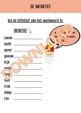 Lesmateriaal Werkbundel Sinterklaas: herhaling van auteur Juf Deelt slide 4