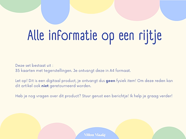 Lesmateriaal Tegenstellingen van auteur MilouMaakt slide 3