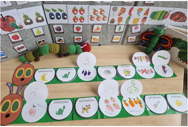 Lesmateriaal Woordkaarten Rupsje nooitgenoeg  van auteur CreabeeS slide 3