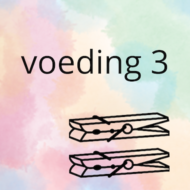 Lesmateriaal AN - de voeding (deel 3) - spel 2: knijpkaarten van auteur Peggy Van Rompaey