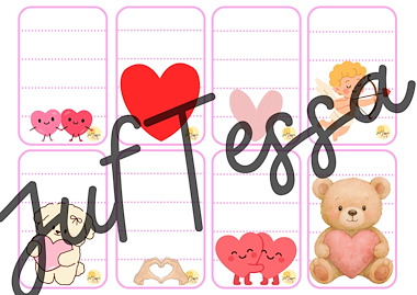 Lesmateriaal Kaartenspel grootste-kleinste Valentijn van auteur Juf Tessa slide 3